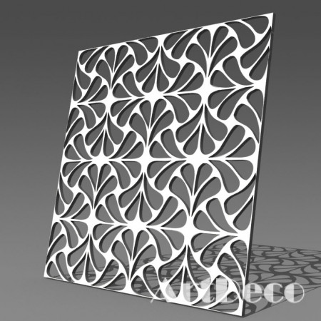 Резная 3D перегородка G22 Зимний ирис